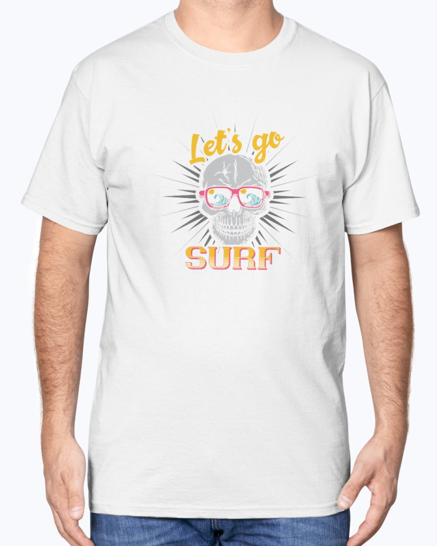 Lets' Go Surf Skull