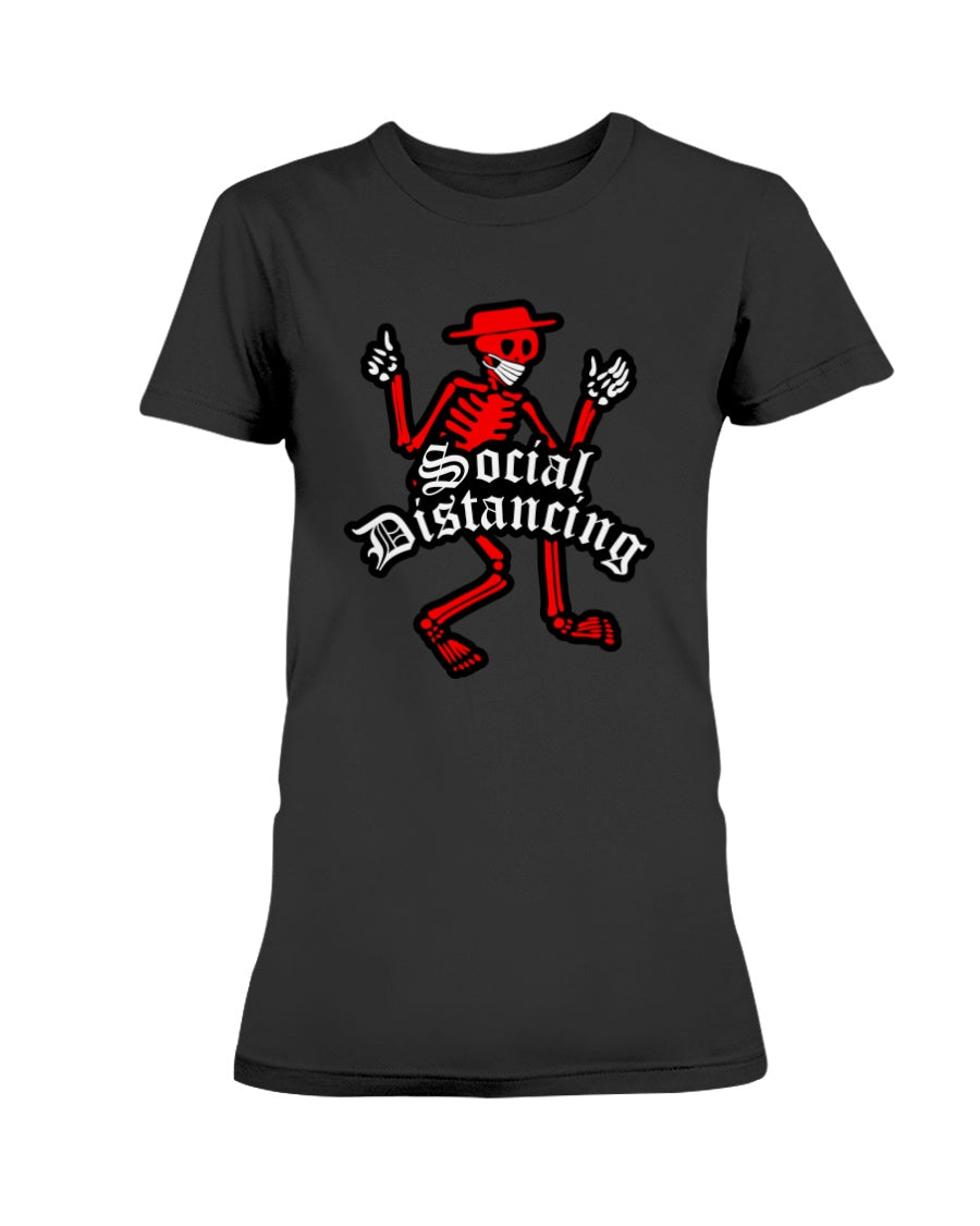 Social Distancing Gildan Ultra Ladies T-Shirt