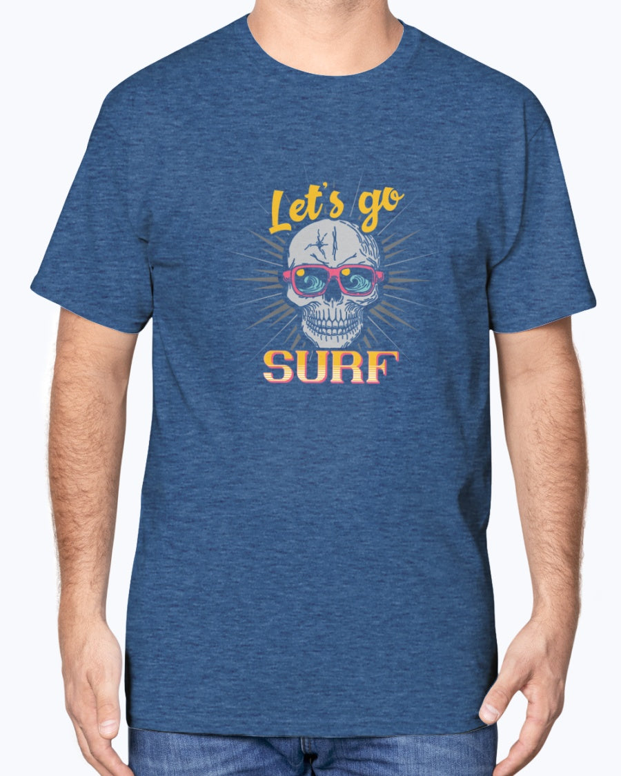 Lets' Go Surf Skull