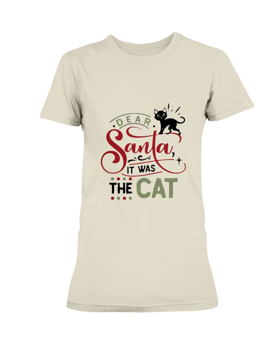 Dear Santa it was the Cat 15 oz mug and shirts