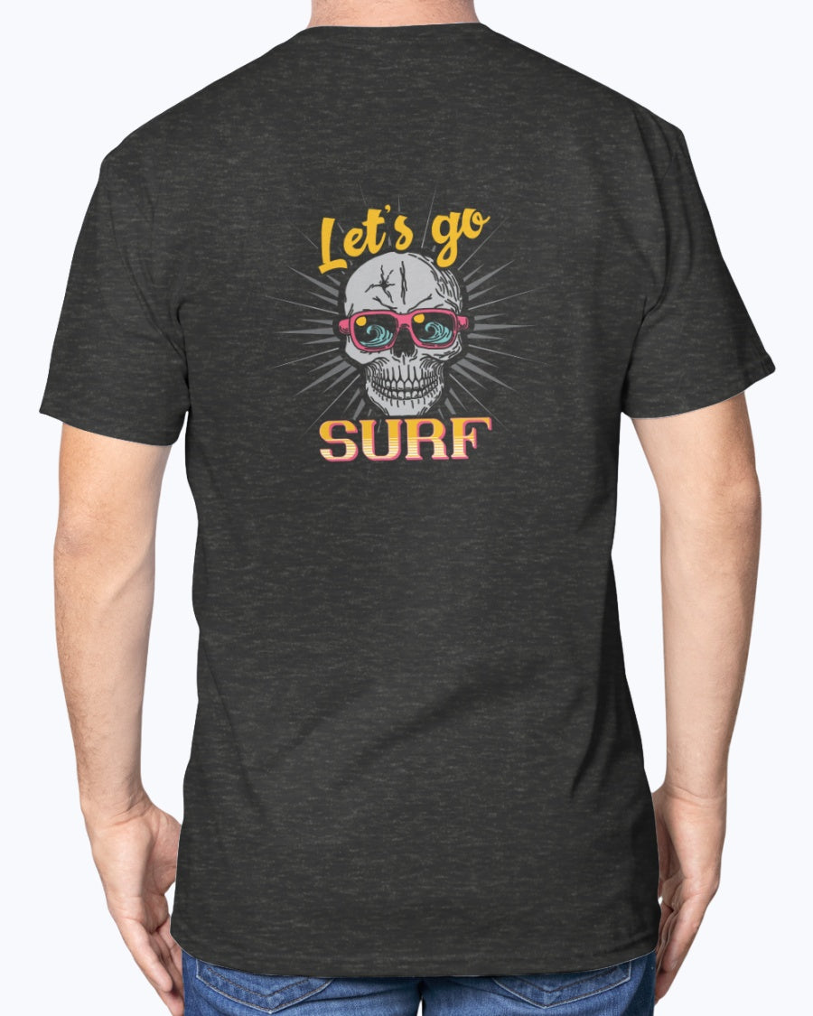 Lets' Go Surf Skull