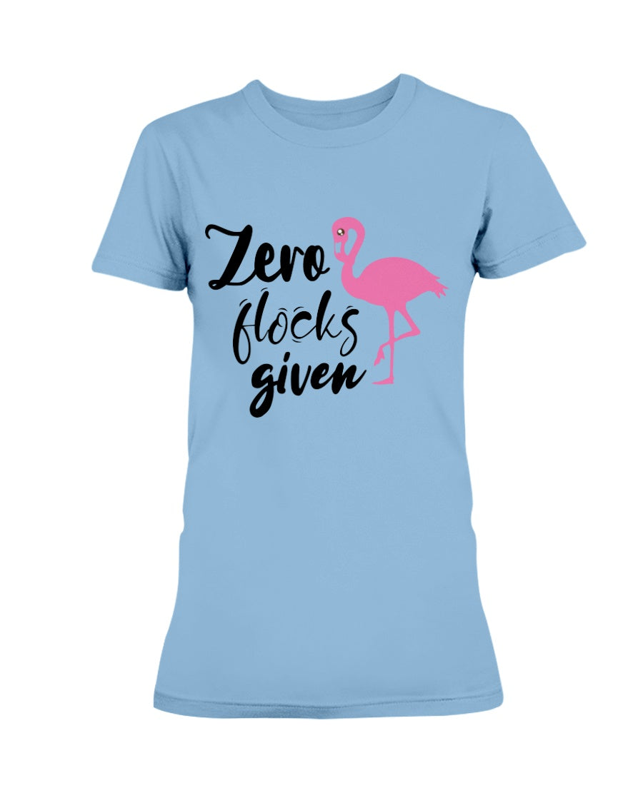 Zero Flocks Given totes, shirts and mugs