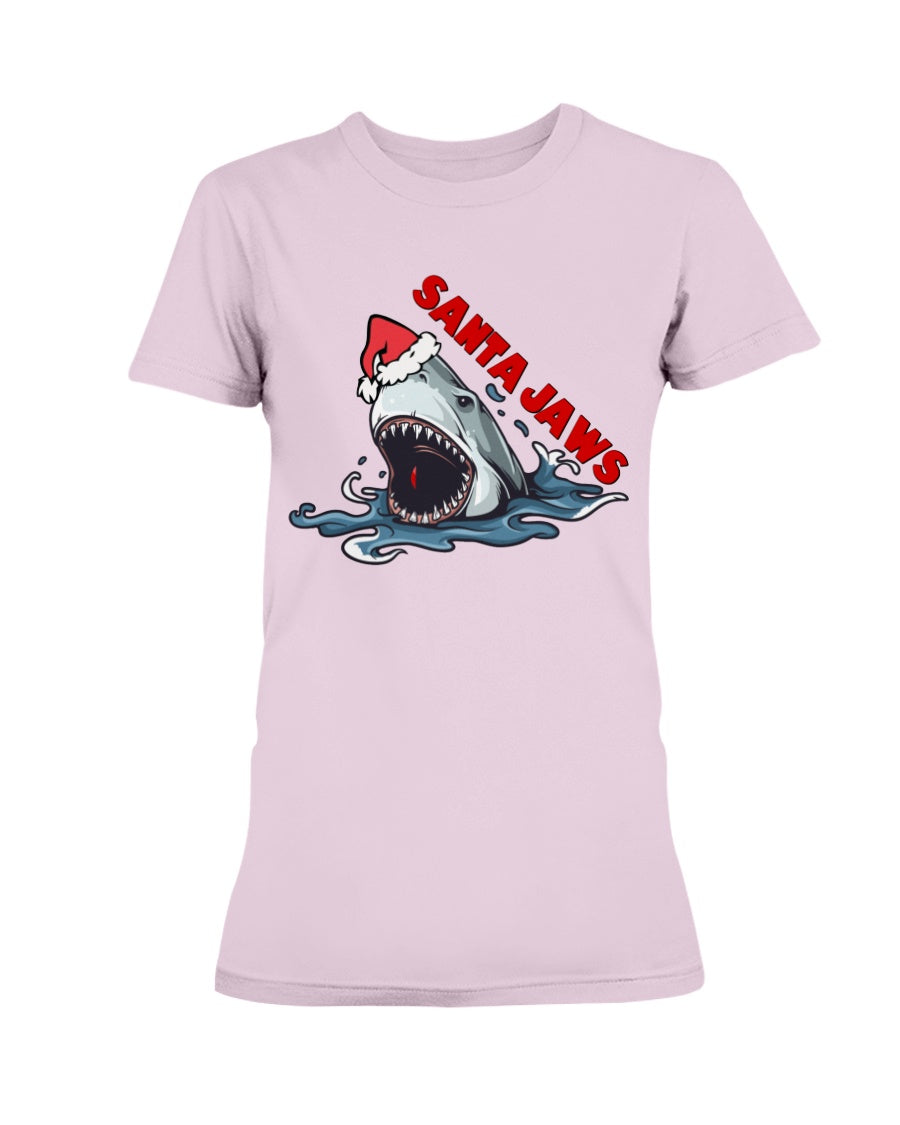 Santa Jaws mug, or shirt, or tote bag
