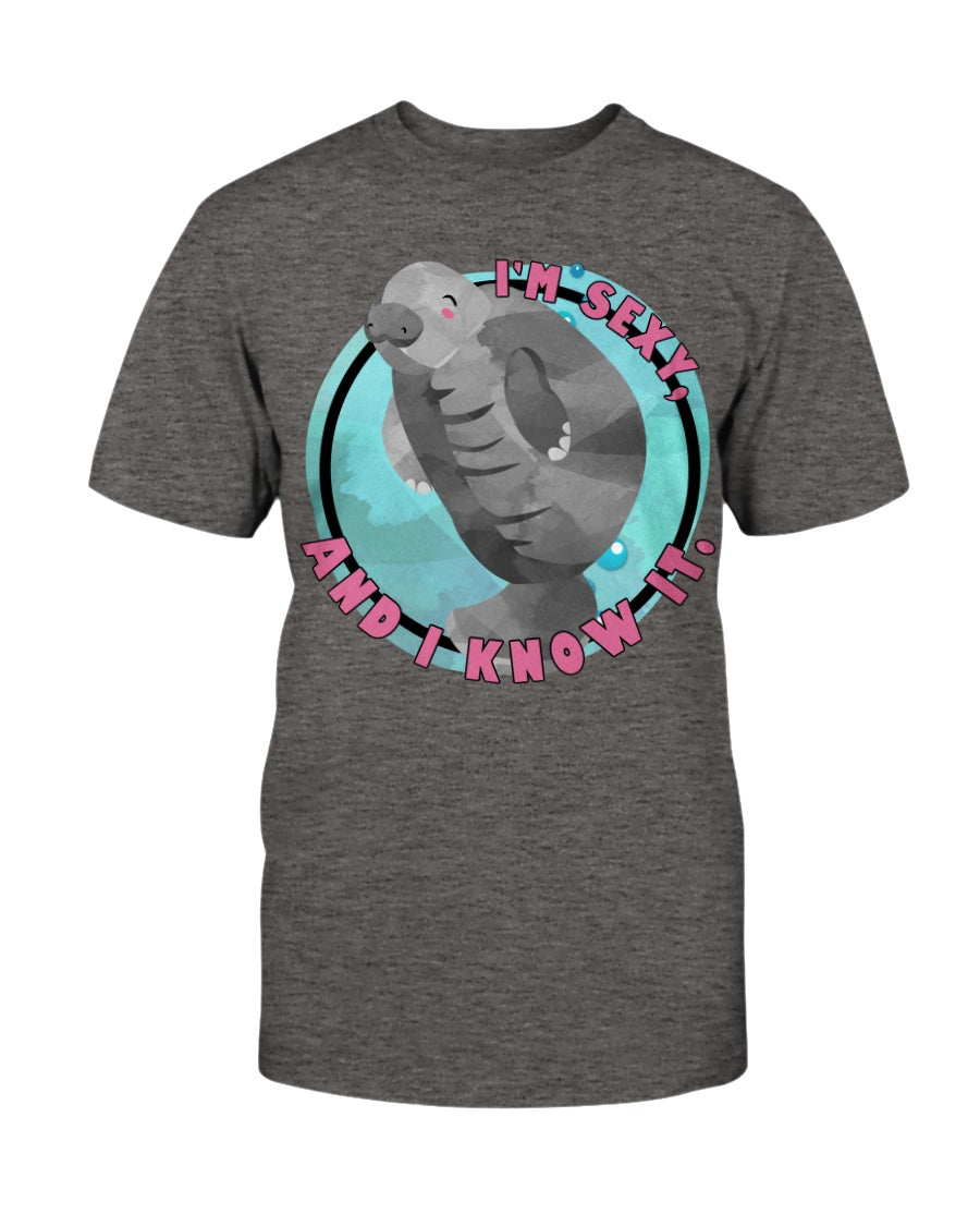 Funny Manatee I'm sexy and I know it novelty manatee shirt or mug 15 oz.