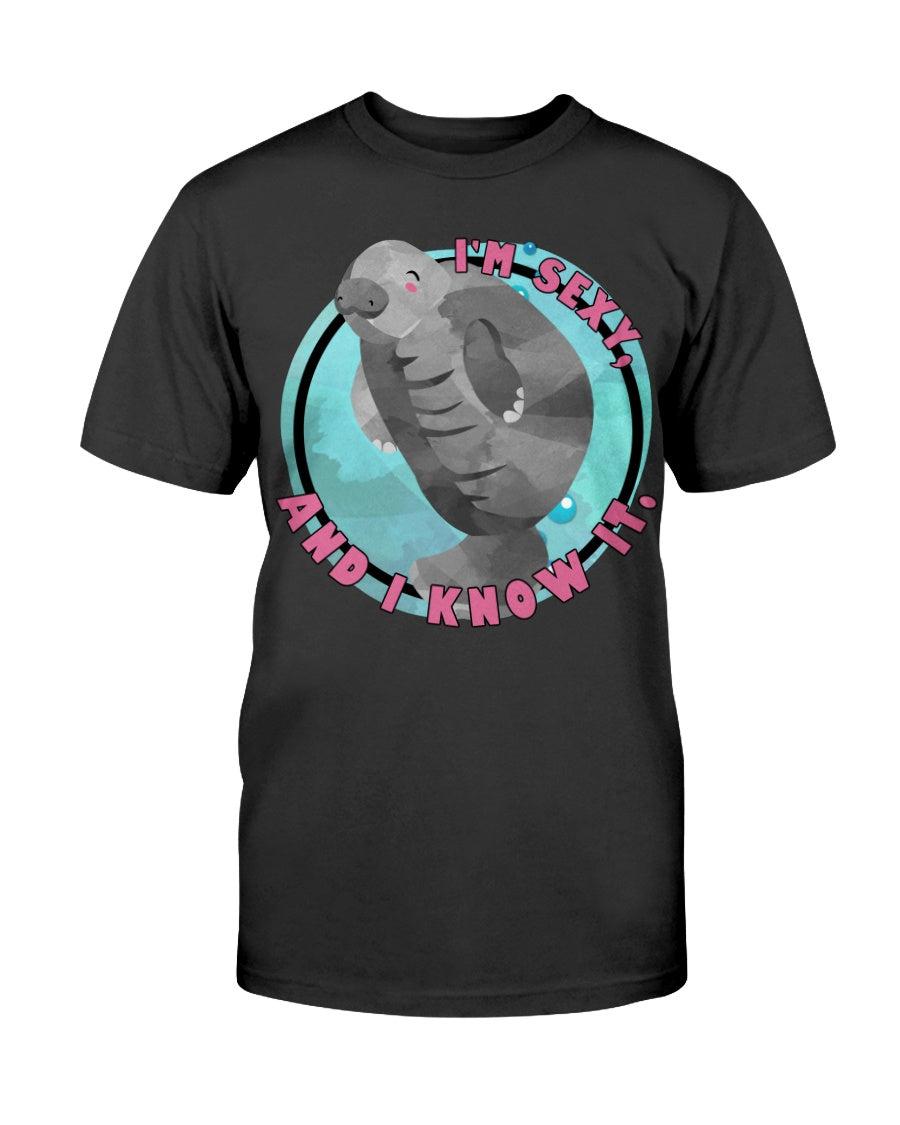 Funny Manatee I'm sexy and I know it novelty manatee shirt or mug 15 oz.