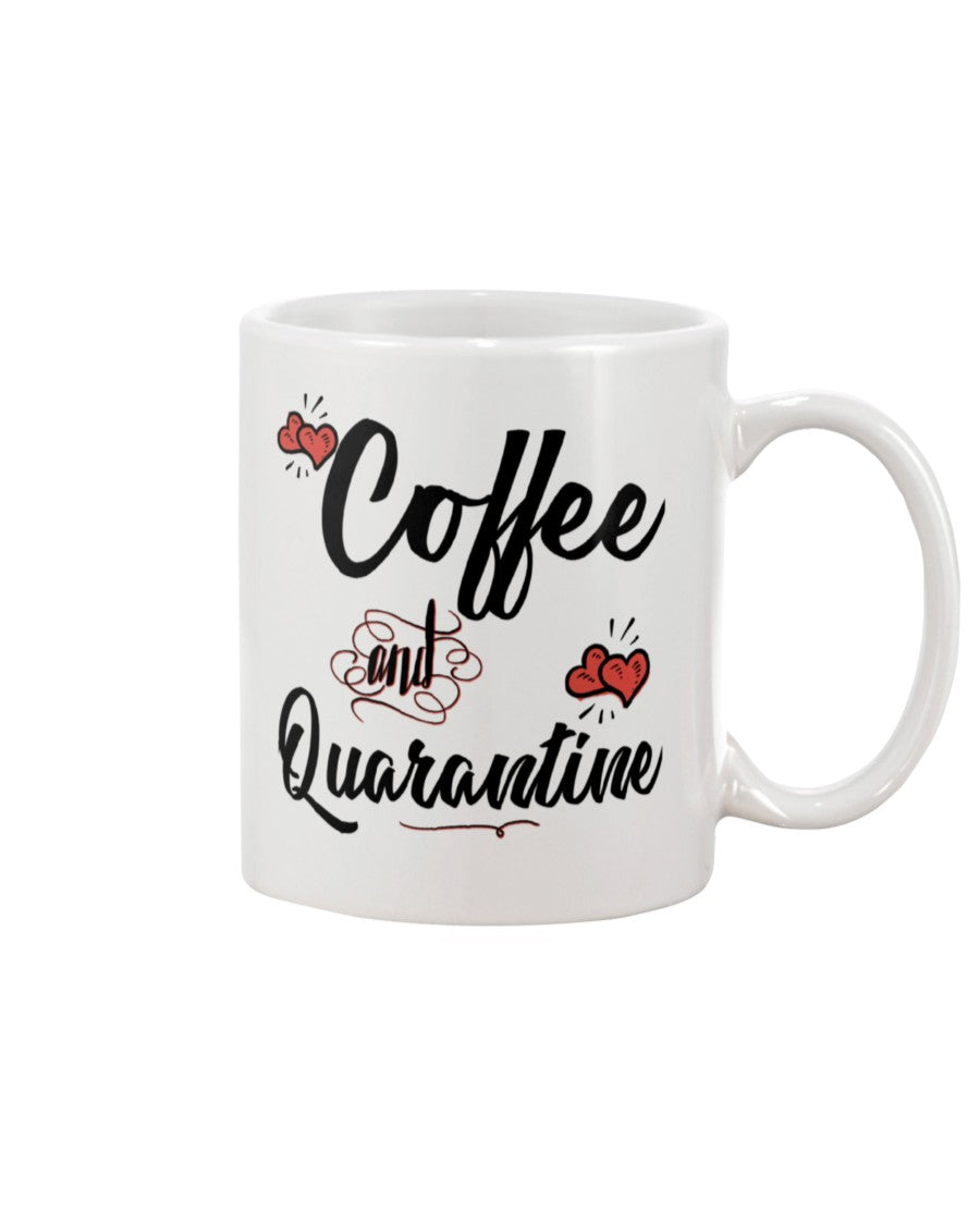 coffee and quarantine coffee mug 15oz Mug