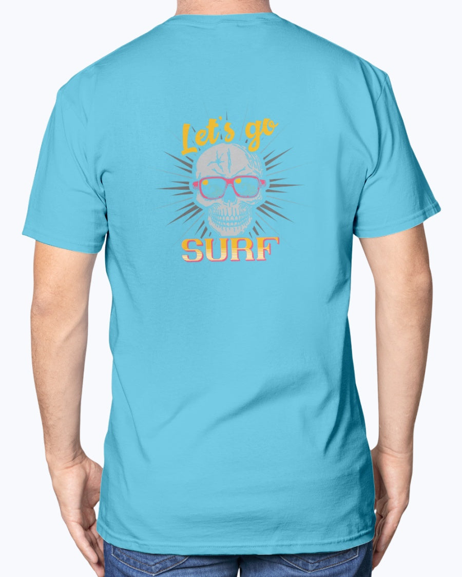 Lets' Go Surf Skull