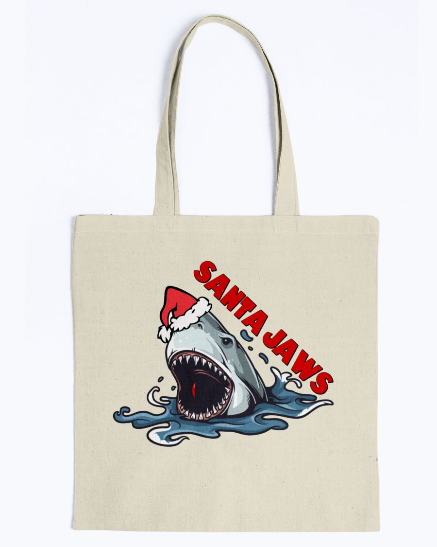Santa Jaws mug, or shirt, or tote bag