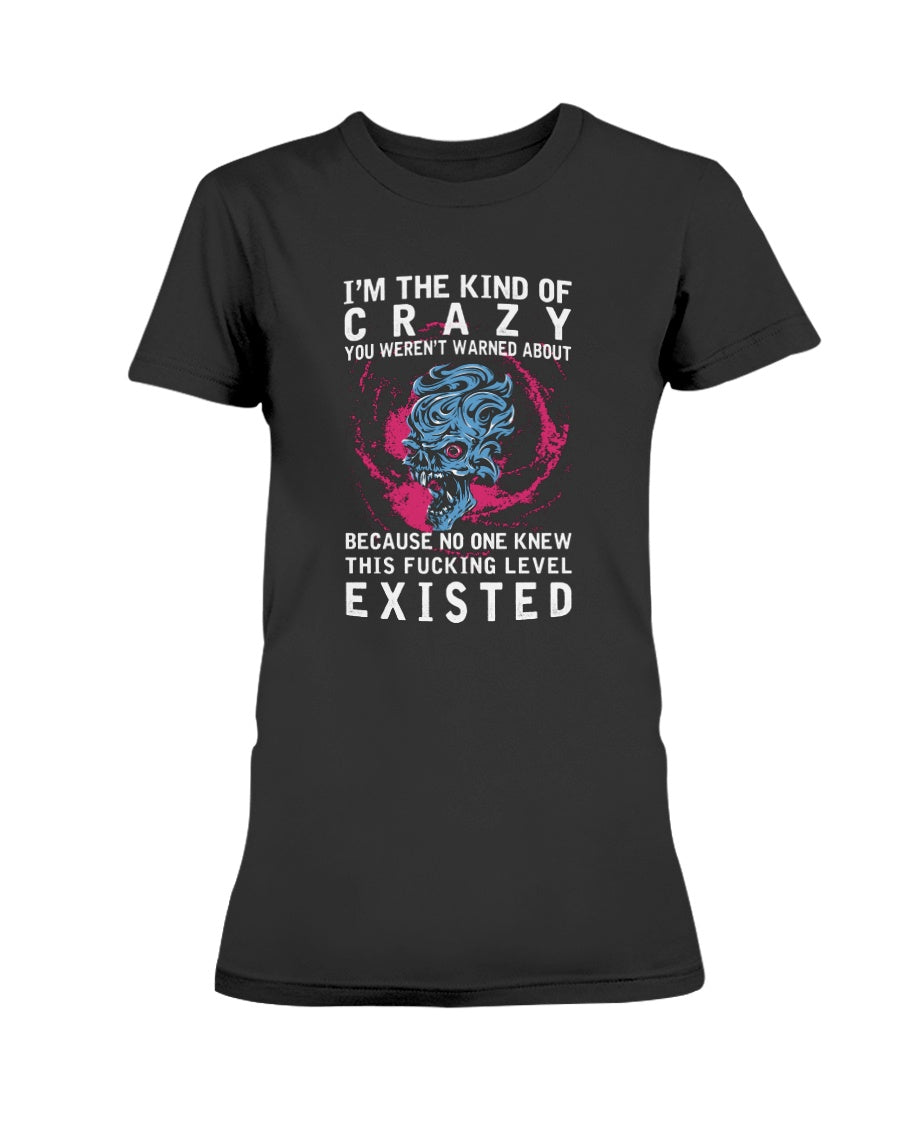 Skull shirt I'm the kind of crazy you weren't warned about skull coffee mug 15oz. or skull shirts