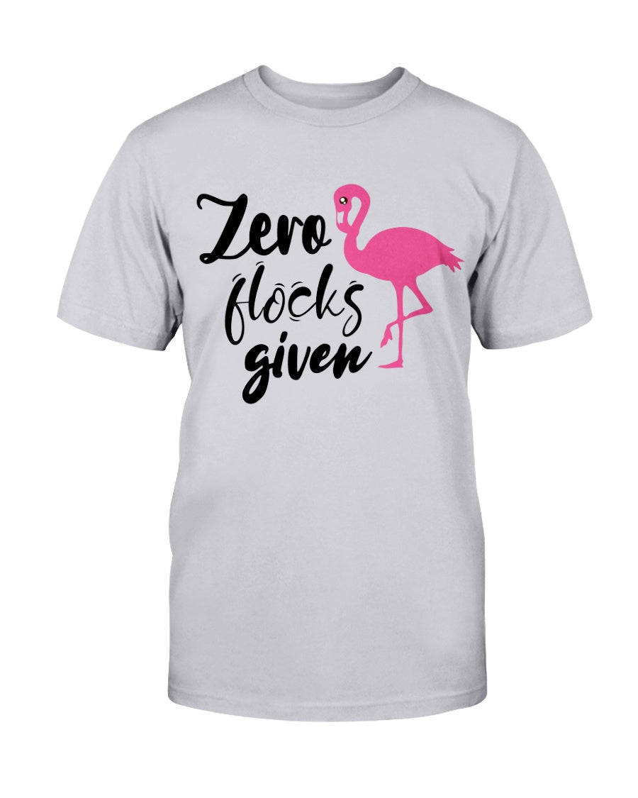 Zero Flocks Given totes, shirts and mugs