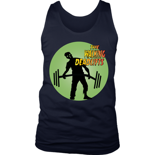 The Walking Deadlifts sleeveles Zombie lifting shirt! M/F cuts!