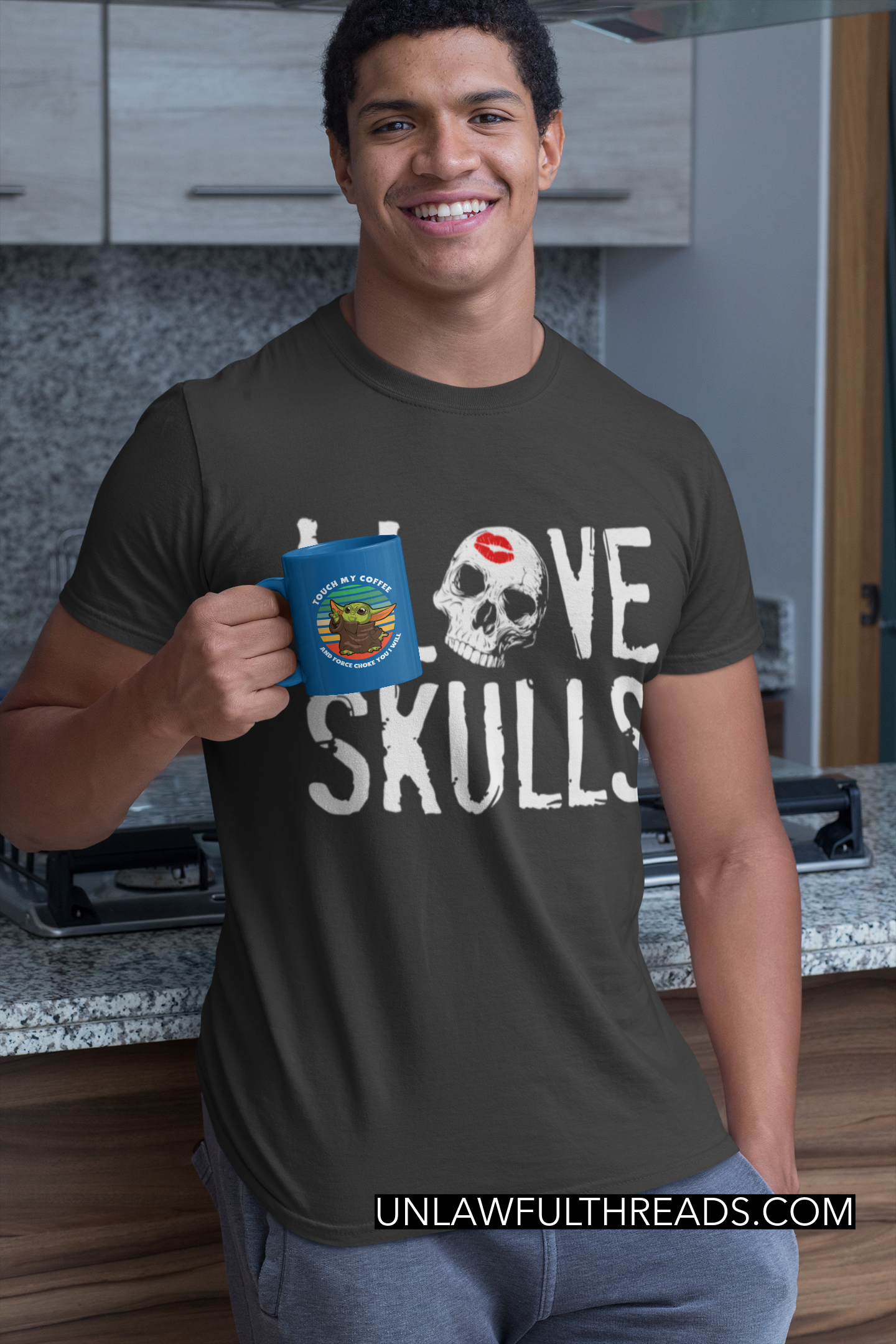 I Love Skulls shirt mug or tote