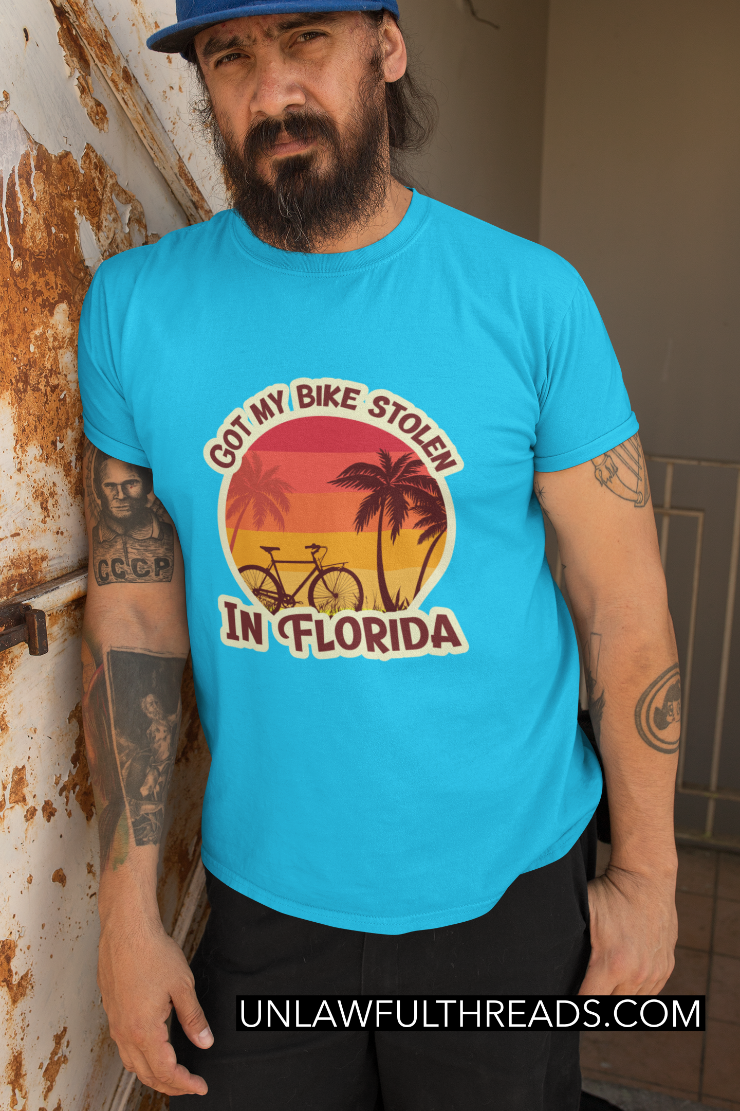 GOT MY BIKE STOLEN IN FLORIDA SHIRT M/W GILDAN