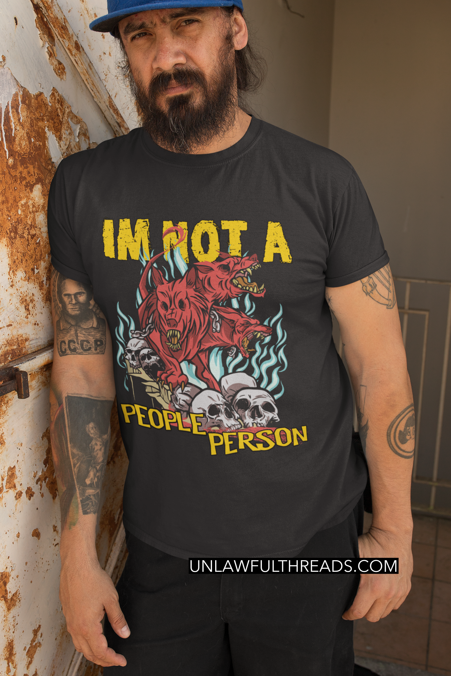 Cerebus I'm not a people person shirt mens/womens Gildan