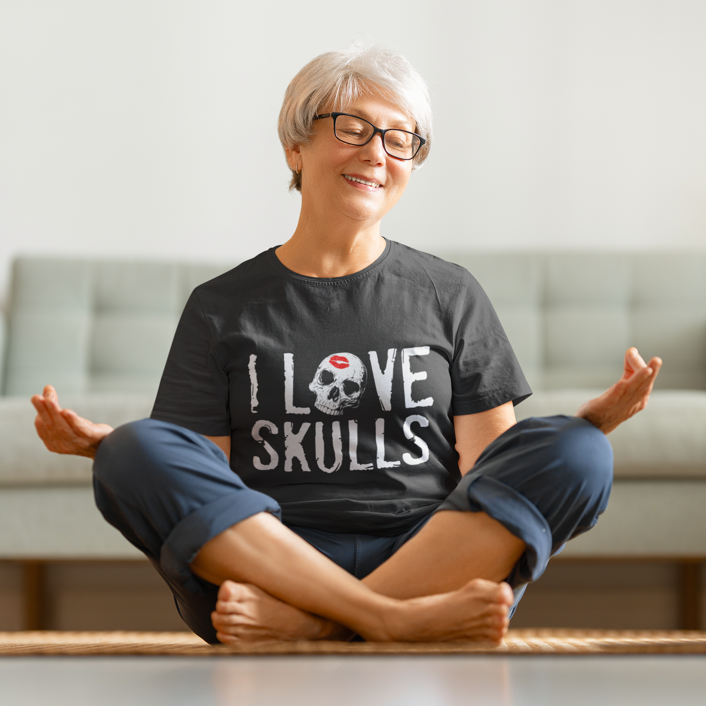 I Love Skulls shirt mug or tote