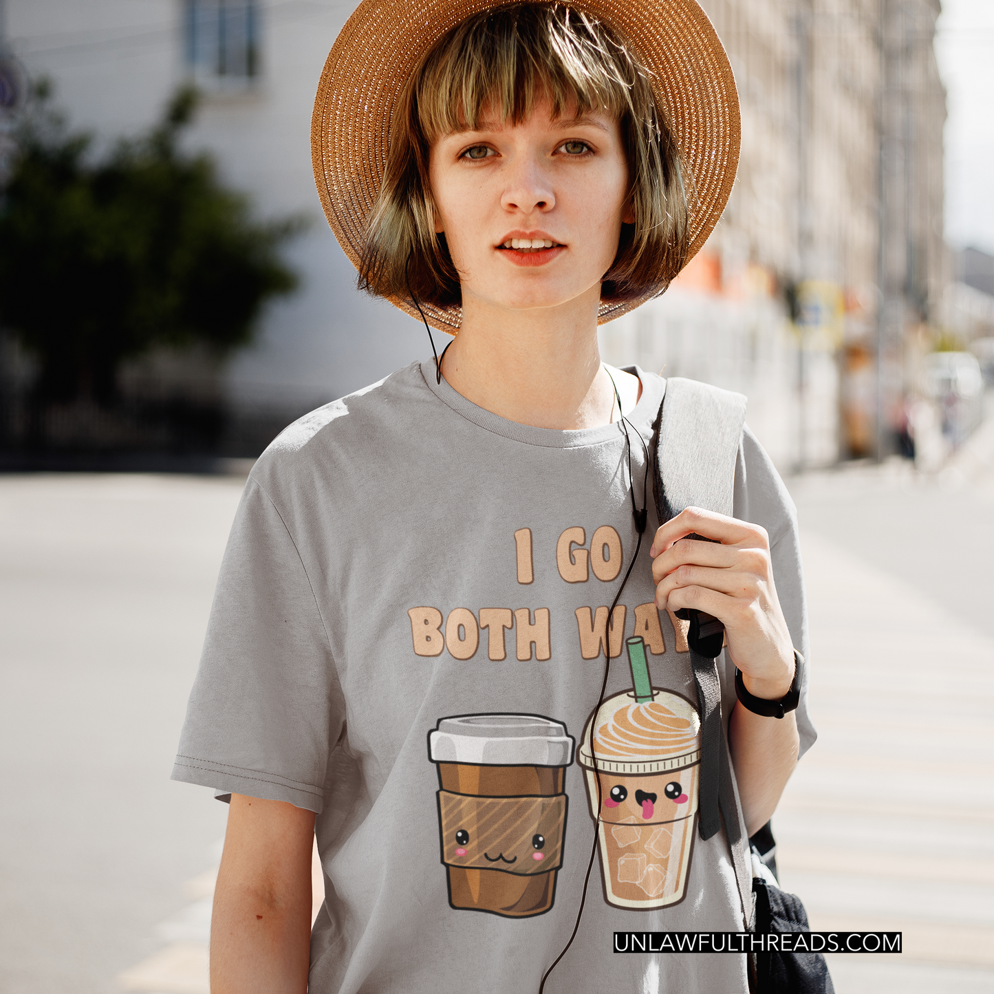 I go both ways coffee shirt, coffee mugs or a nice tote yo!
