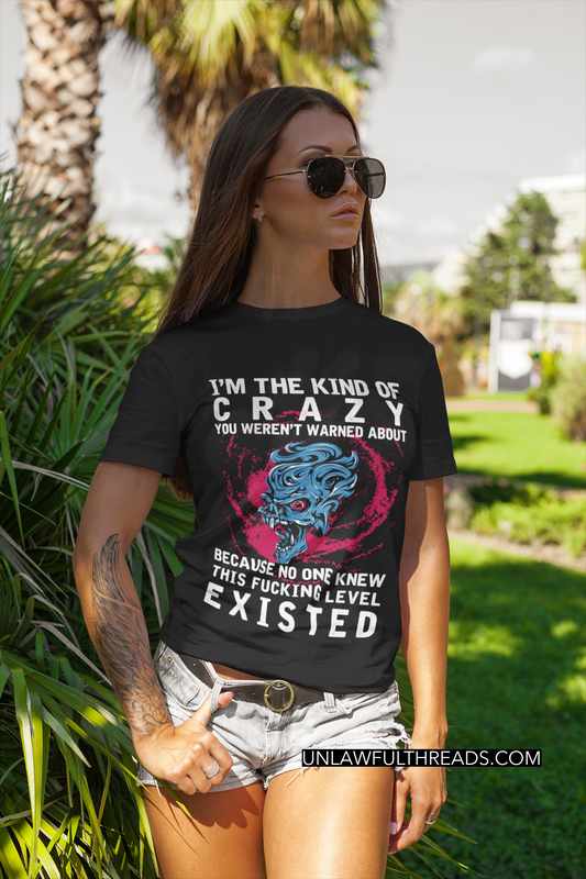 Skull shirt I'm the kind of crazy you weren't warned about skull coffee mug 15oz. or skull shirts