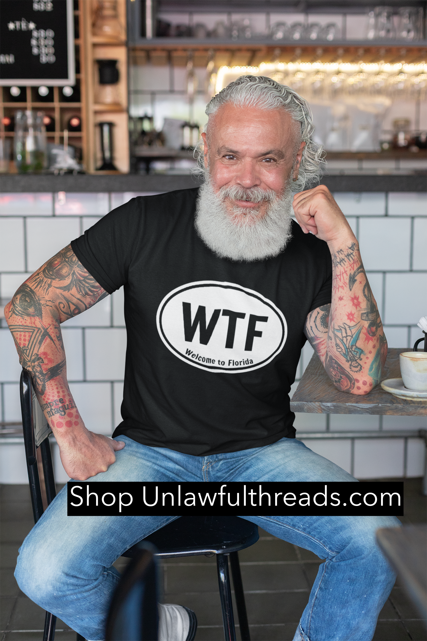 WTF Welcome To Florida Gildan Cotton T-Shirt
