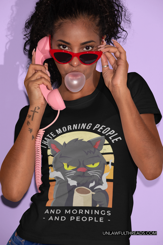 I hate morning people and mornings and people coffee mug 15 ounce and shirts available now