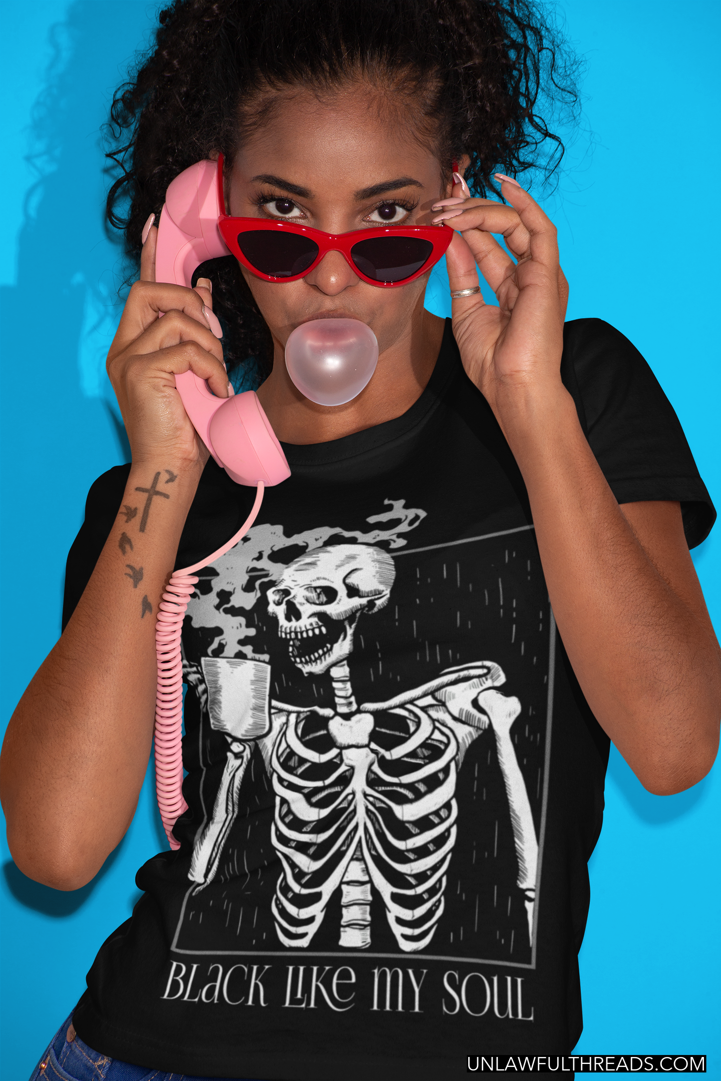 Black Like My Soul mugs and shirts 15oz.