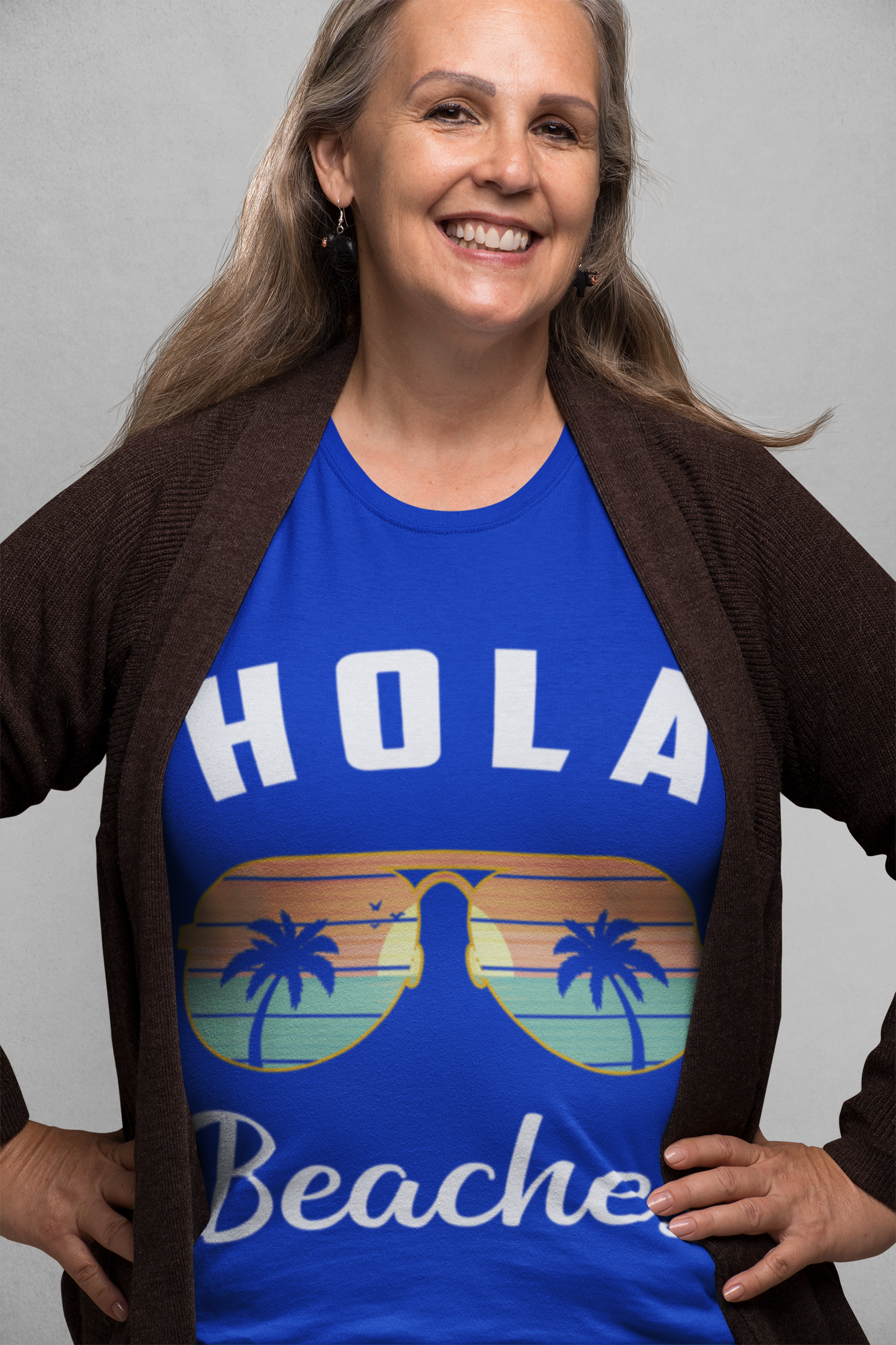 Hola Beaches   All cotton premium shirts mens and womens fits
