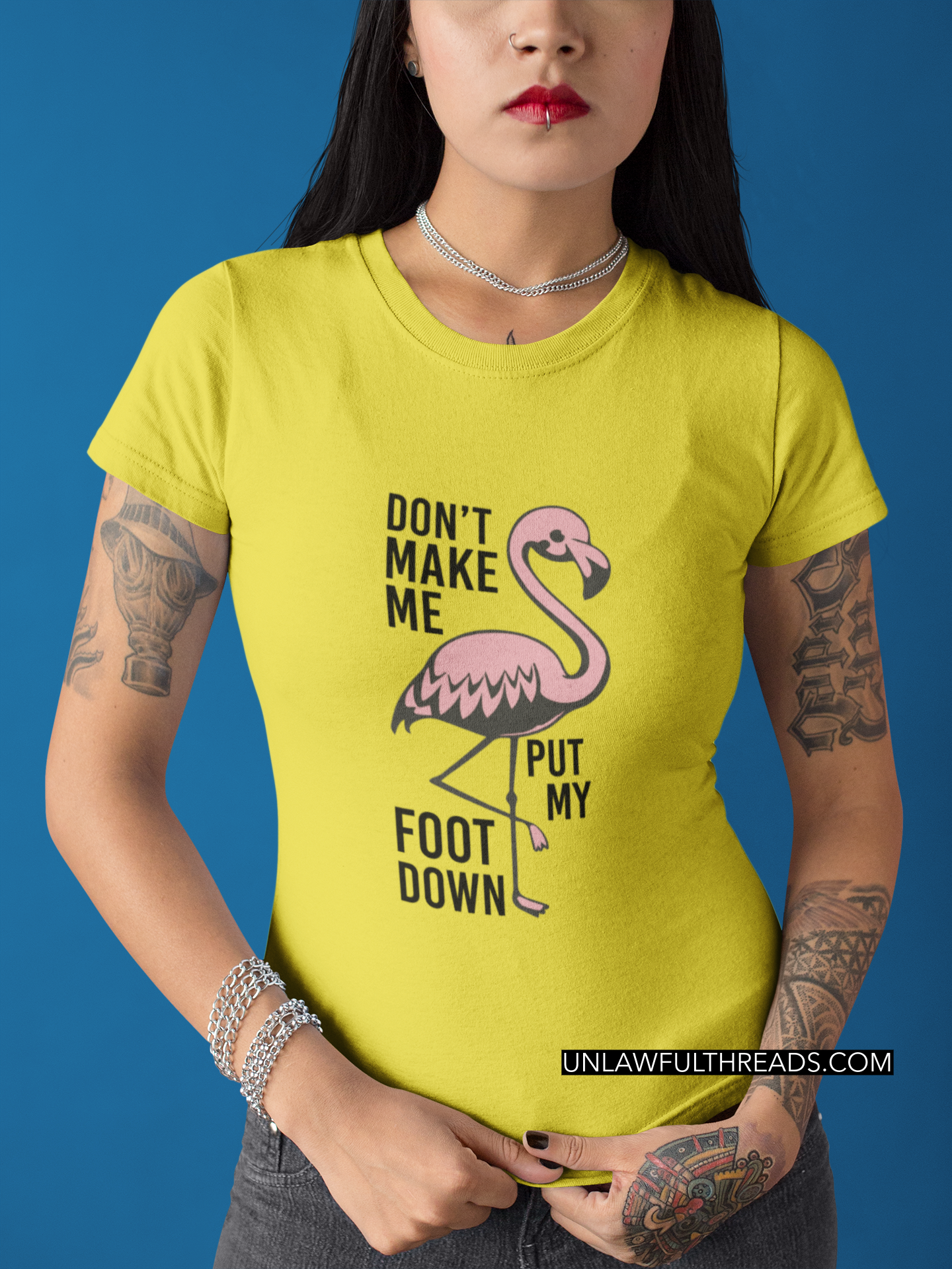 Don't make me put my foot down totes, shirts and mugs