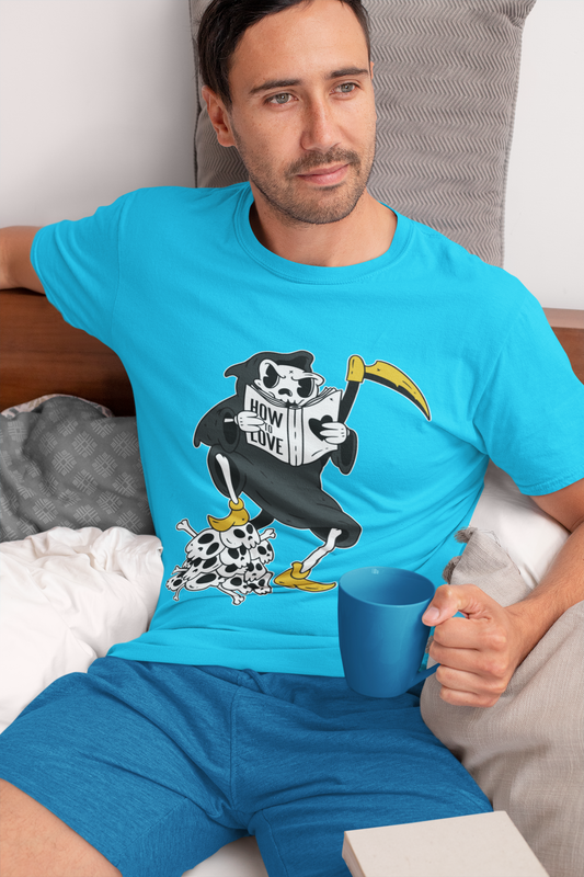 How To Love grim Reaper skull shirt Gildan