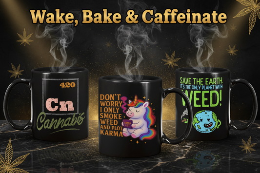 Wake, Bake, and Caffeinate: The Ultimate 420 Coffee Mug Collection