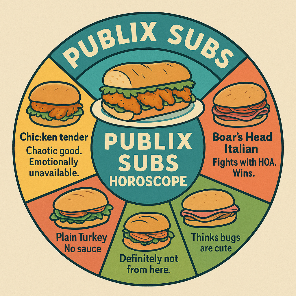 🛒 What Your Publix Sub Order Says About You