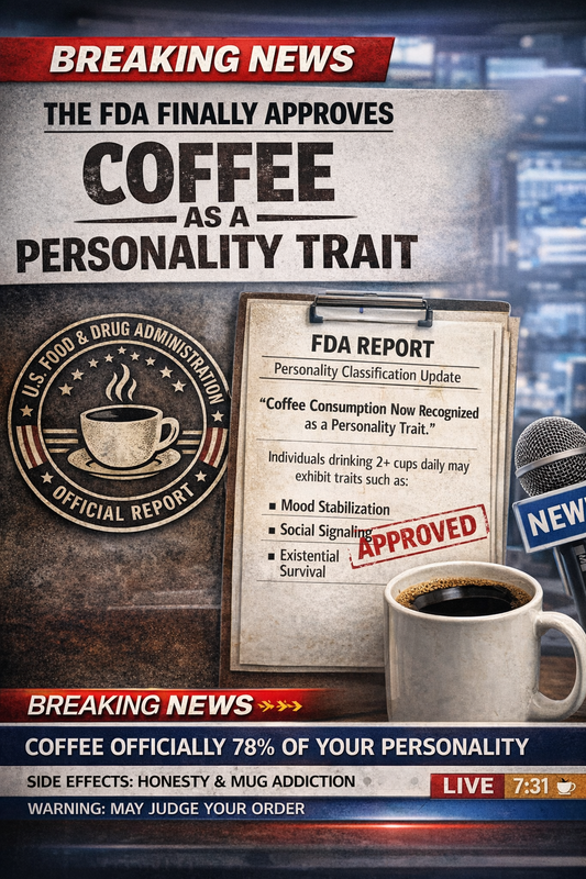 The FDA Finally Approves Coffee As A Personality Trait