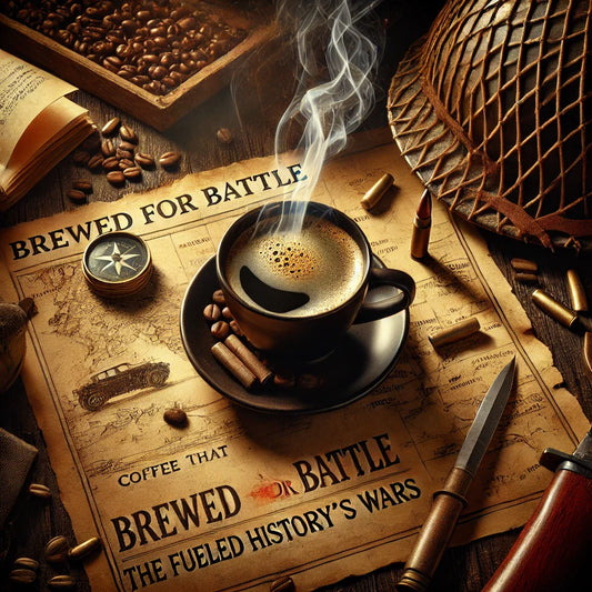 Brewed for Battle: The Coffee That Fueled History’s Wars ⚔️ From soldiers chugging coffee in battle to secret coffee-fueled spy missions, let's look at how caffeine has shaped military strategy and survival throughout history.