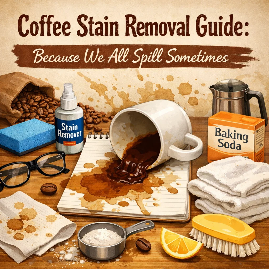Coffee Stain Removal Guide: Because We All Spill Sometimes