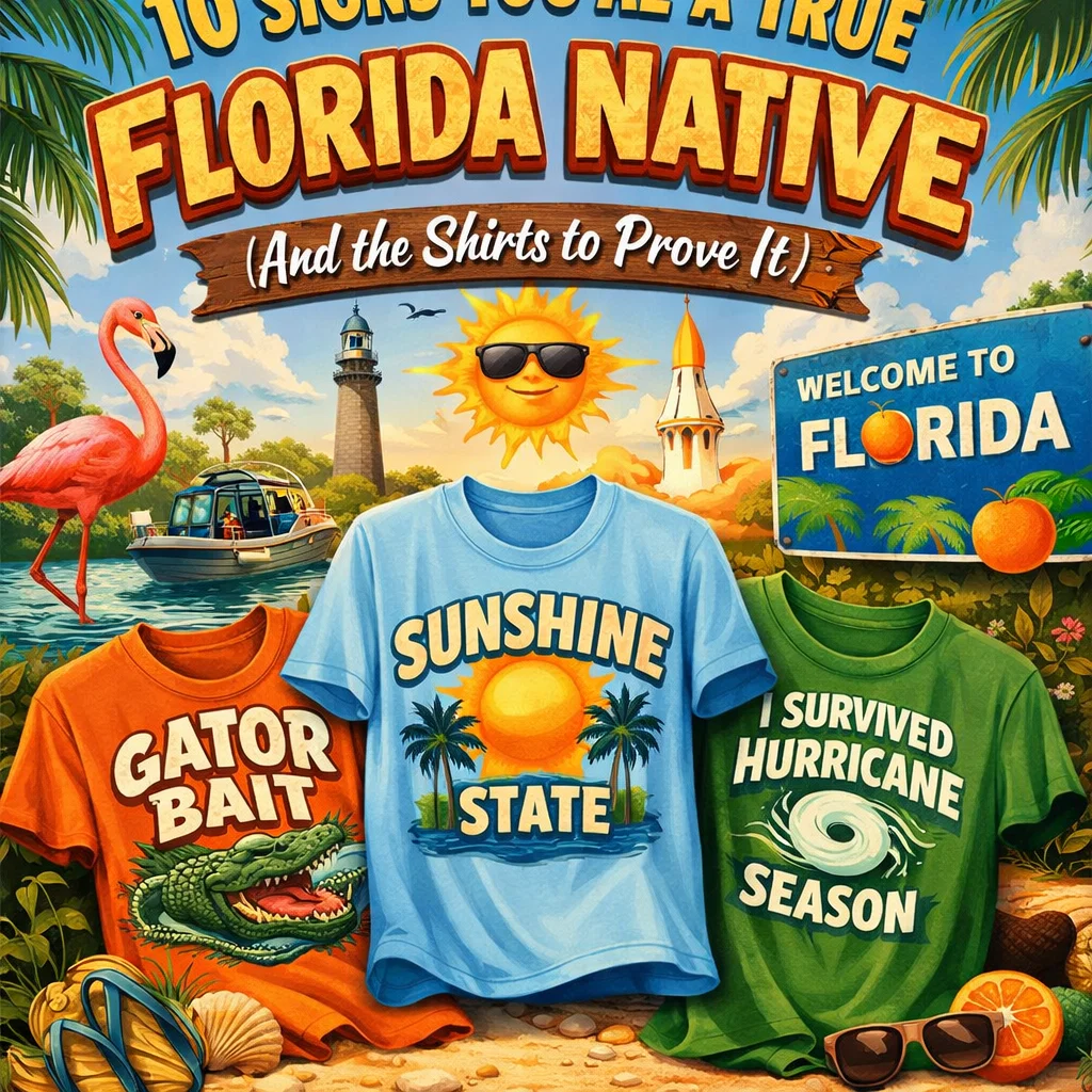 10 Signs You're a True Florida Native (And the Shirts to Prove It)