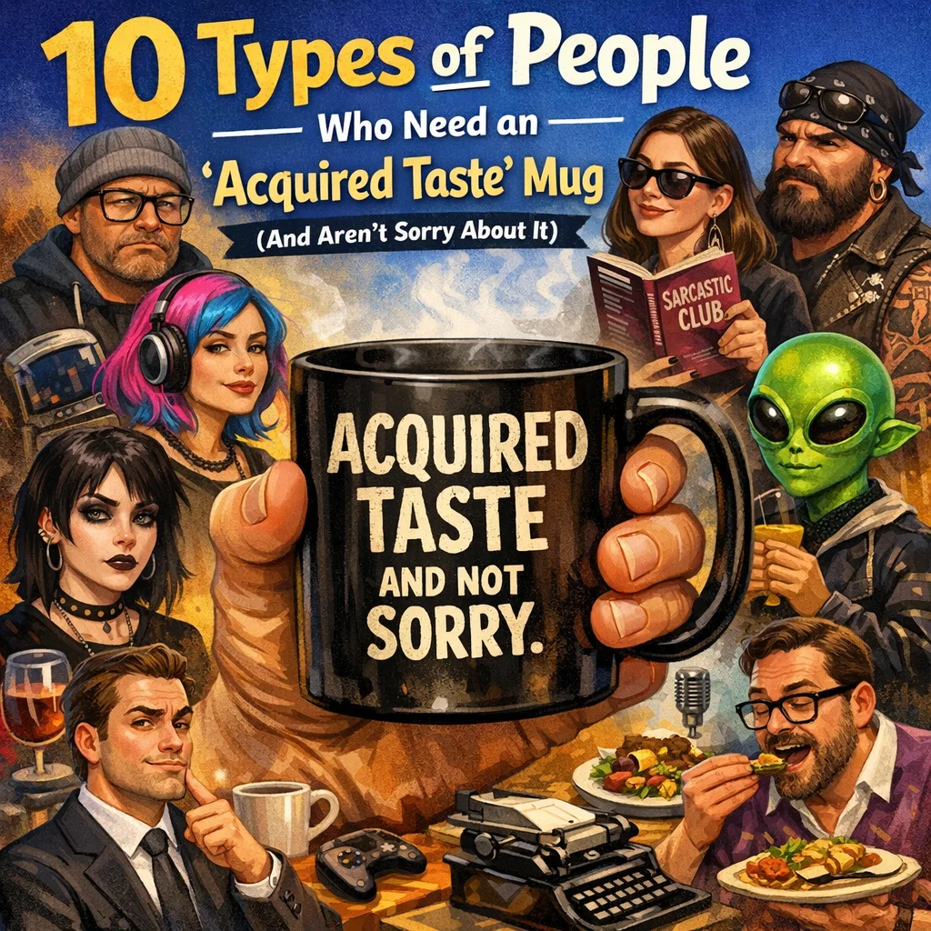 10 Types of People Who Need an 'Acquired Taste' Mug (And Aren't Sorry About It)