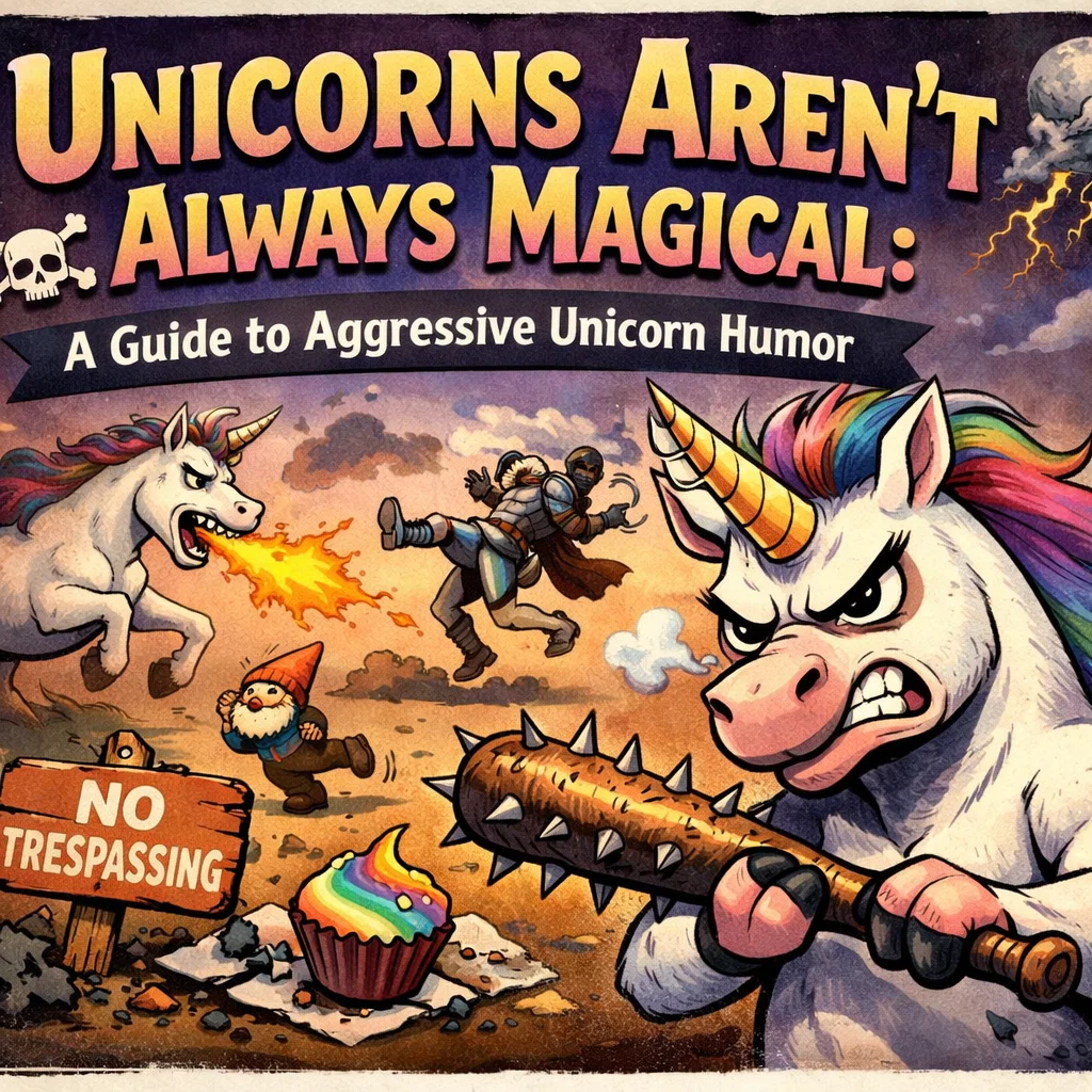 Unicorns Aren't Always Magical: A Guide to Aggressive Unicorn Humor
