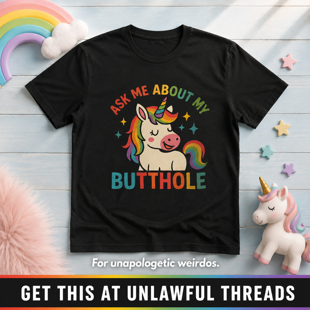 Ask Me About My Butthole T-Shirt