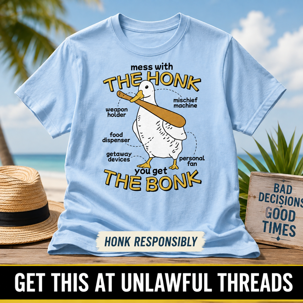 The Honk Gets the Bonk T-Shirt