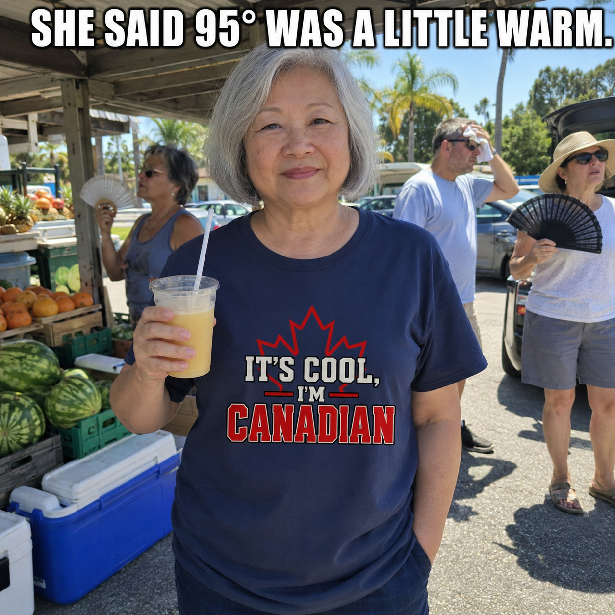 It's Cool, I'm Canadian – Novelty Political Travel Shirt