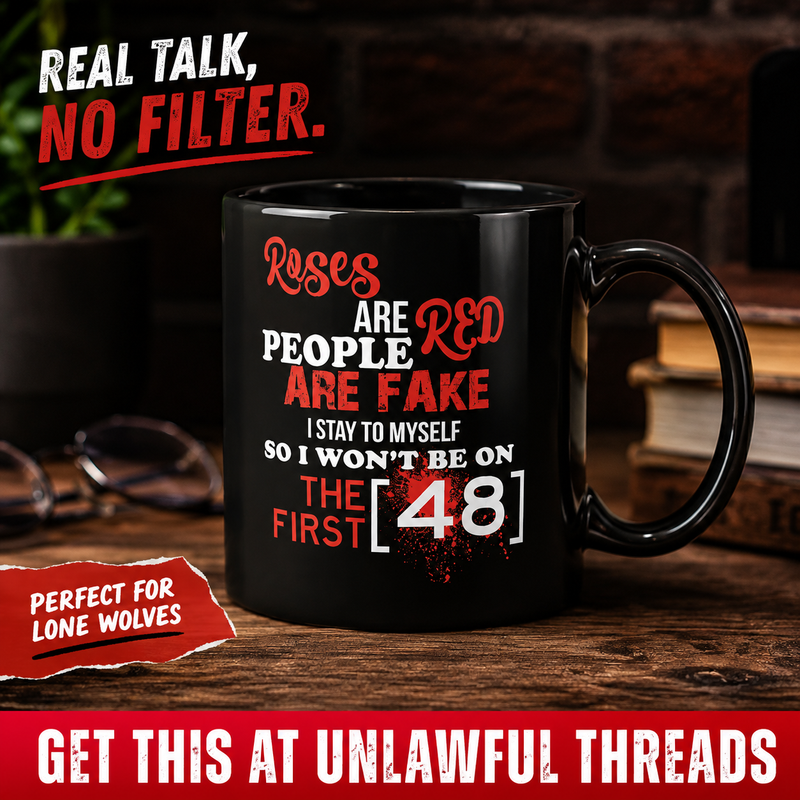 Roses Are Red People Are Fake 15oz Ceramic Mug