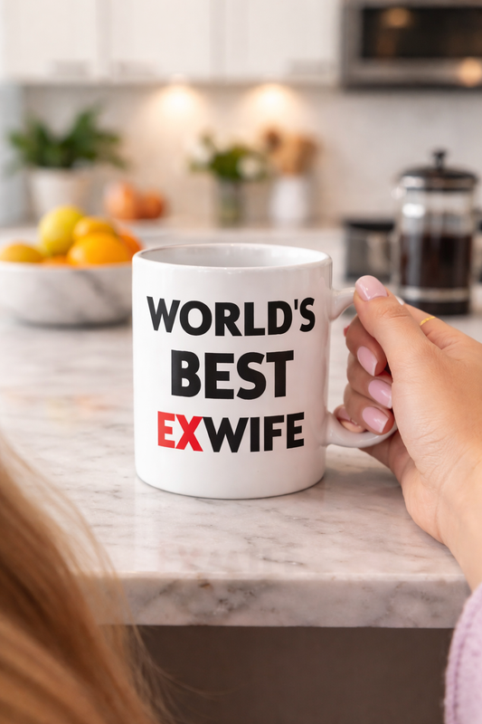 World's Best Ex-Wife Mug | Funny 15oz Ceramic Coffee Mug