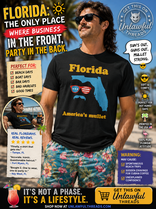 Florida Americas Mullet glorious shirt or amazing coffee mug 15 ounces