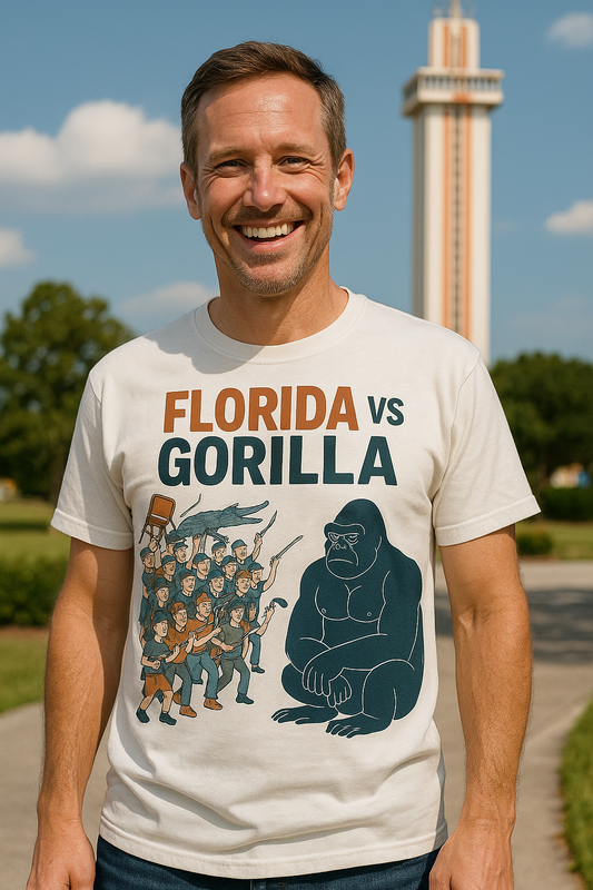 Florida vs Gorilla – Ultimate Chaos Matchup Tee Florida