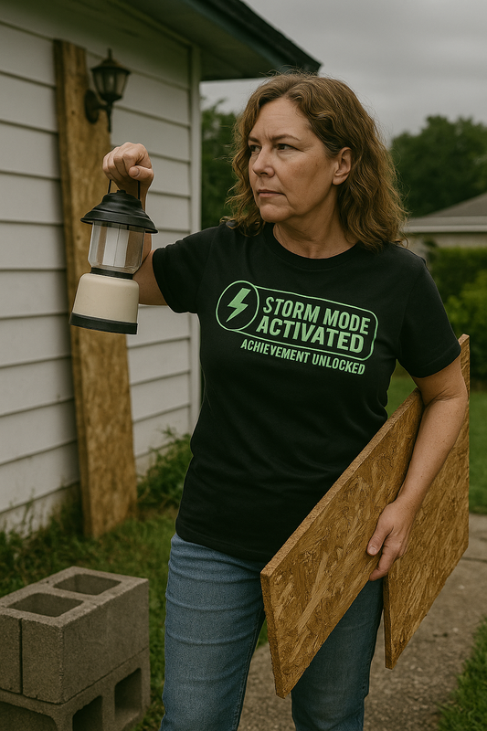 Storm Mode Activated Shirt – Florida Hurricane Prep Achievement Tee Florida