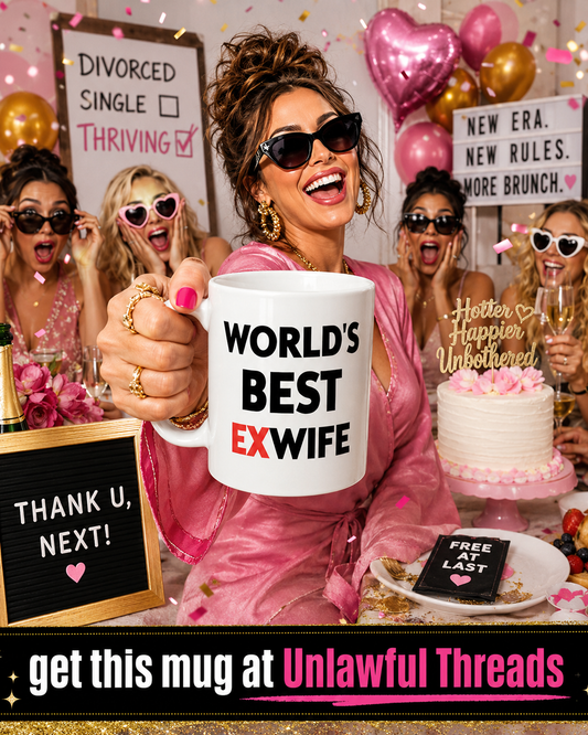 World's Best Ex-Wife Mug | Funny 15oz Ceramic Coffee Mug