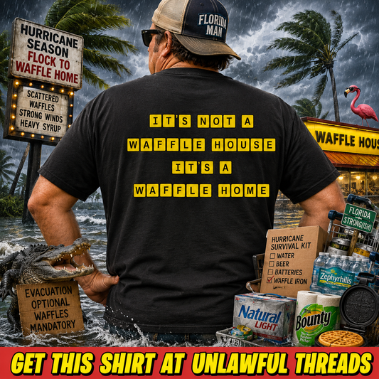 It's Not a Waffle House It's a Waffle Home Funny T-Shirt