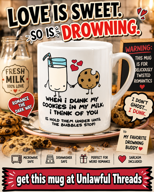 When I Dunk My Cookies in My Milk, I Think of You — 15oz Mug