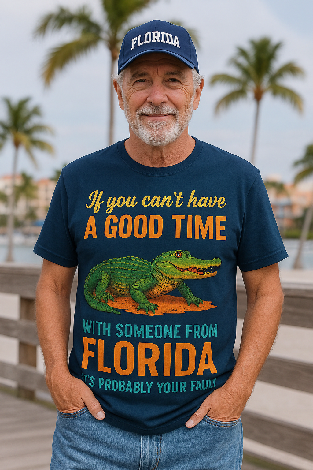Good Time Gator – Florida Attitude Statement Tee Florida