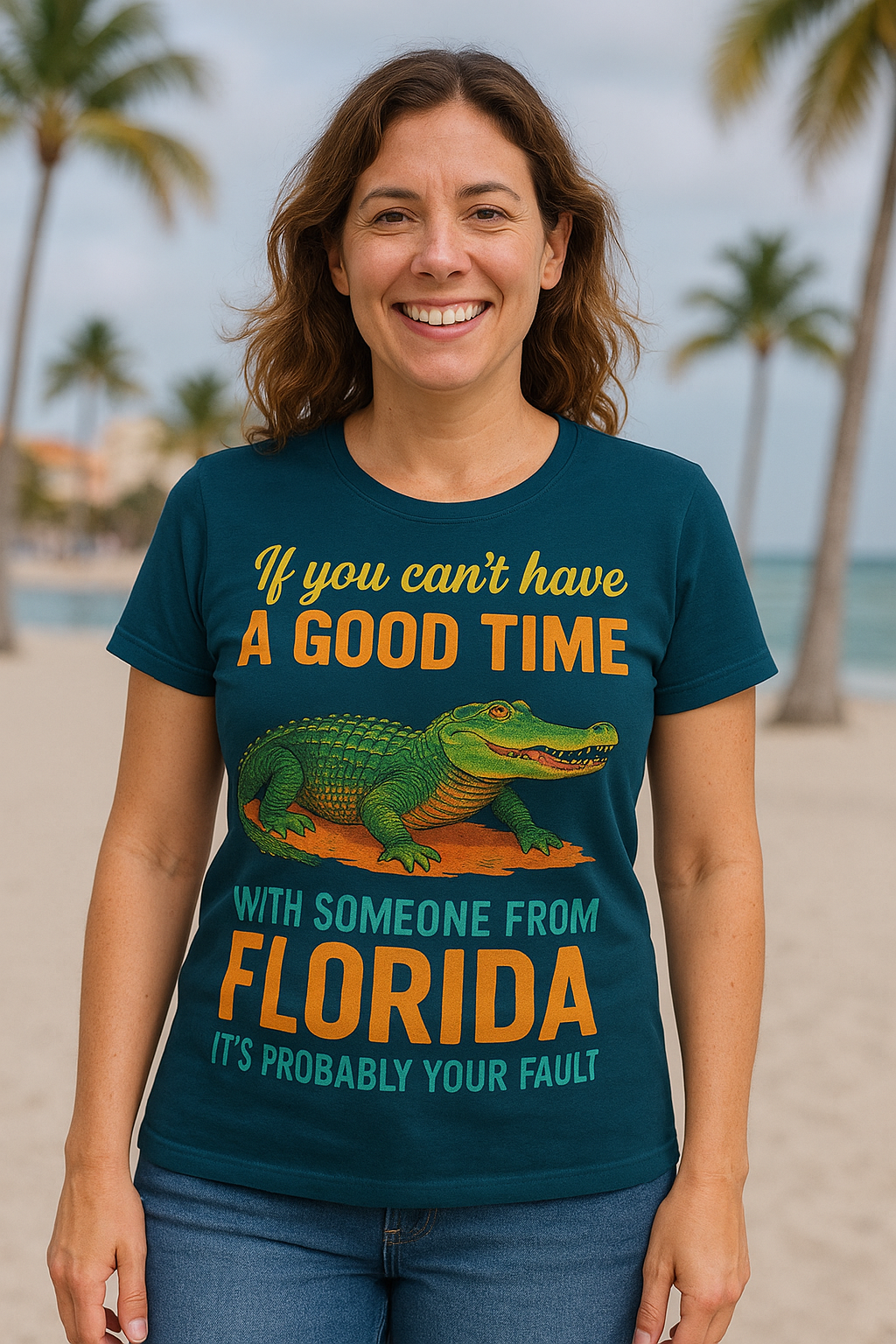 Good Time Gator – Florida Attitude Statement Tee Florida