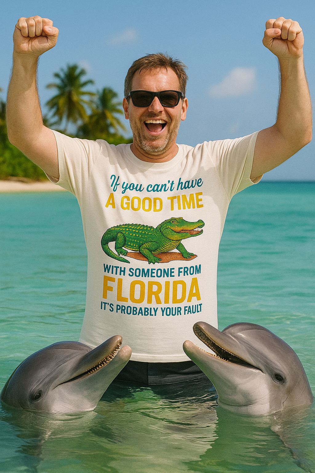 Good Time Gator – Florida Attitude Statement Tee Florida