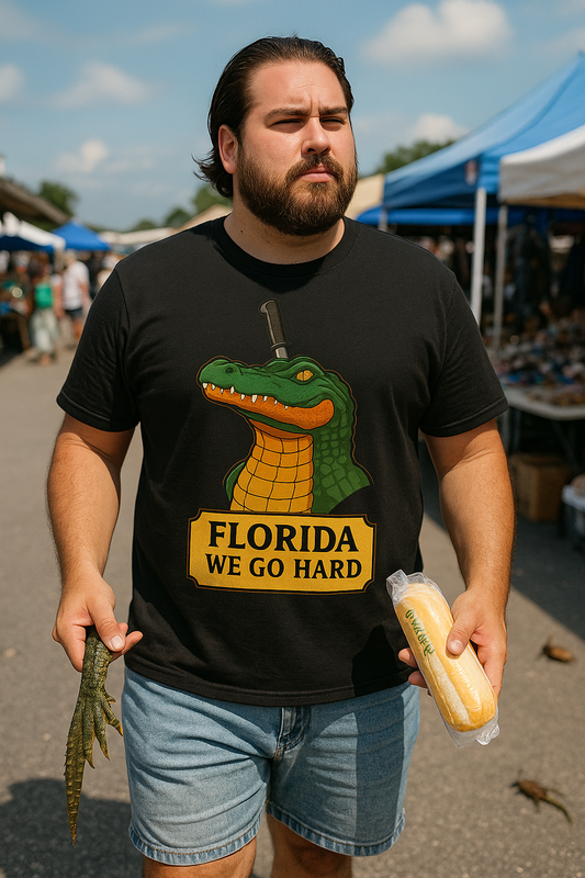 Florida – We Go Hard Gator Shirt Florida
